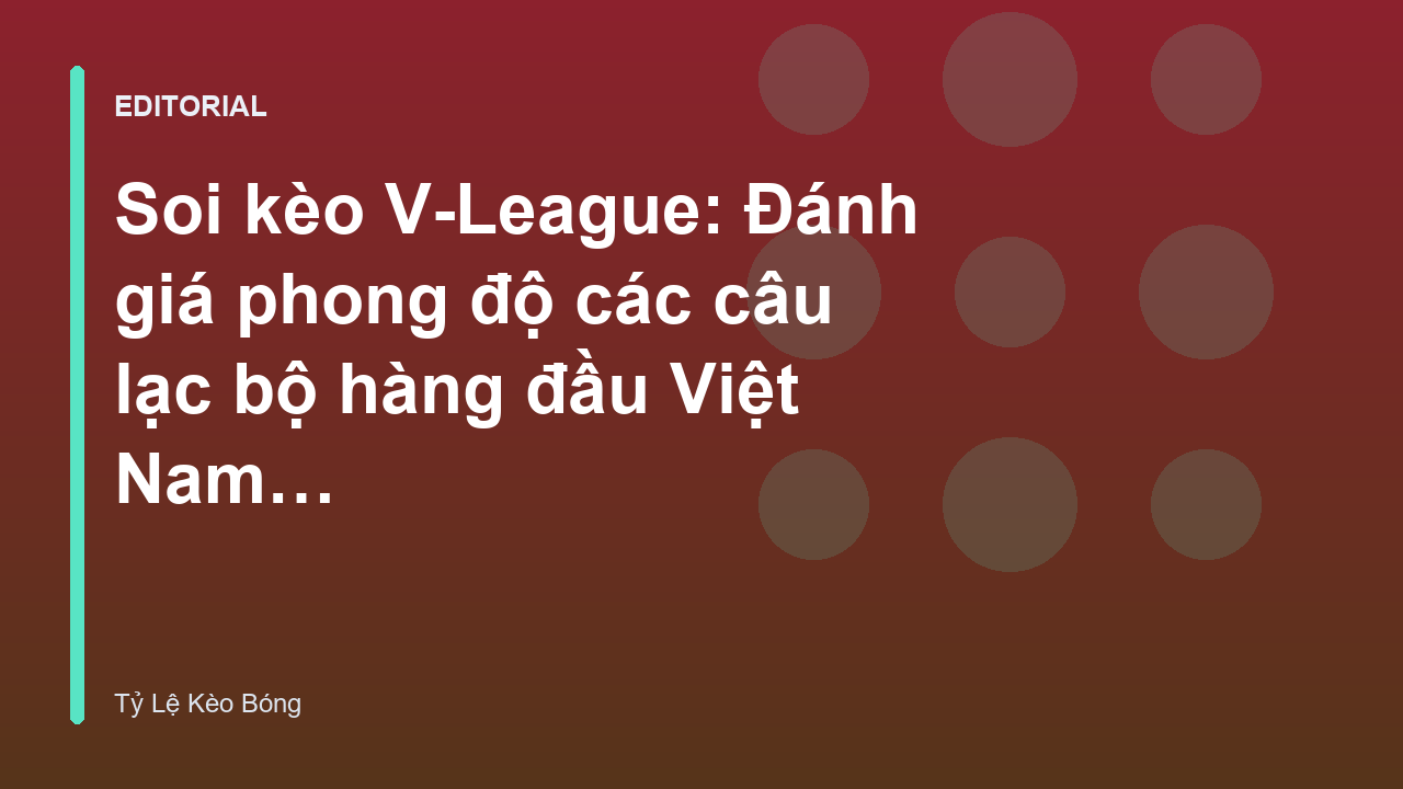 Cầu thủ thi đấu tại giải V-League